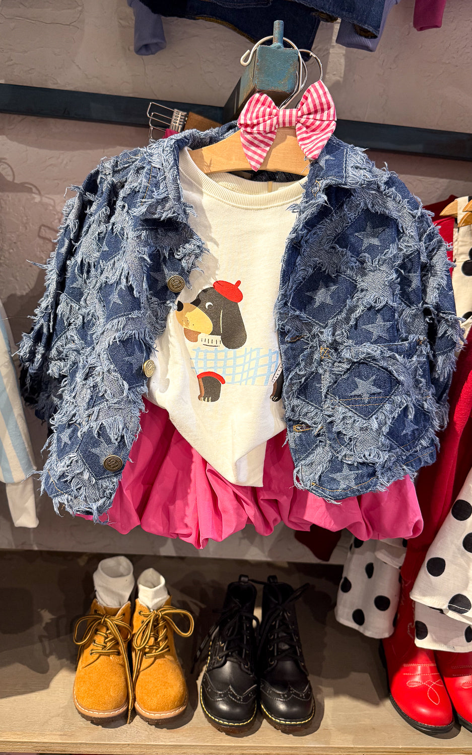 CAZADORA DENIM ESTRELLAS