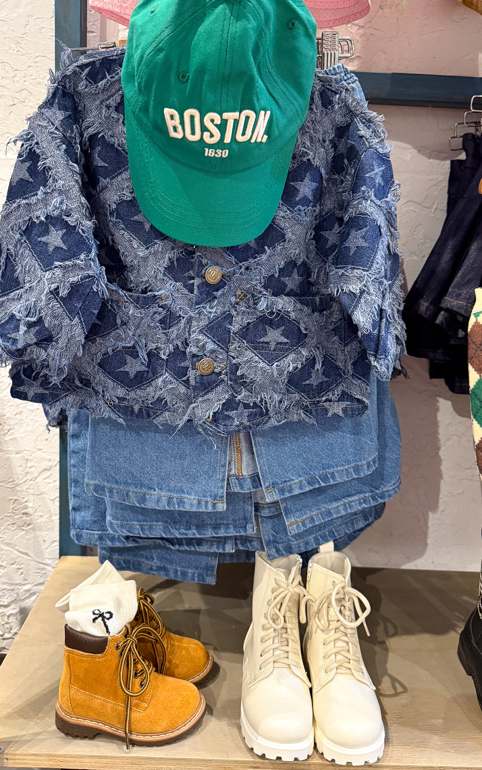 CAZADORA DENIM ESTRELLAS