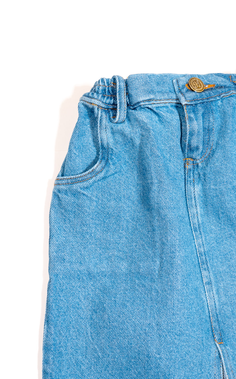 FALDA MIDI DENIM