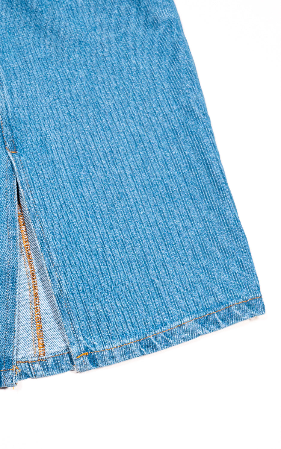 FALDA MIDI DENIM
