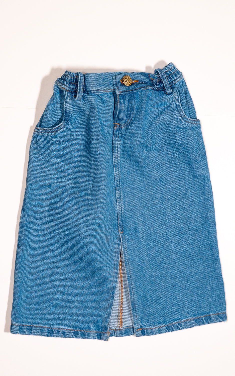 FALDA MIDI DENIM