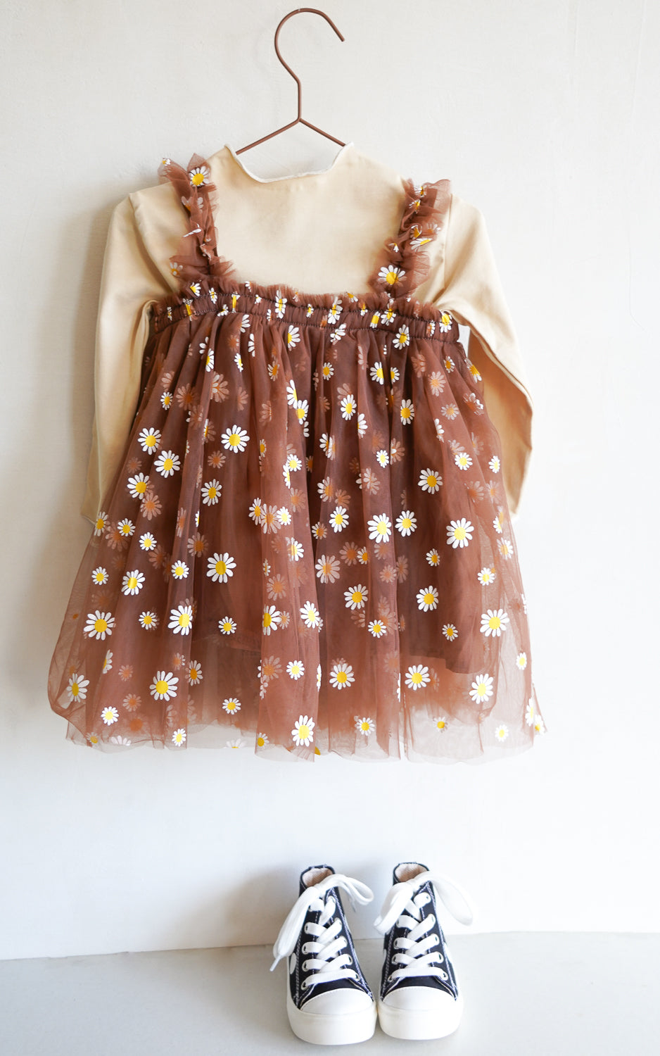 VESTIDO FLORA CAFE