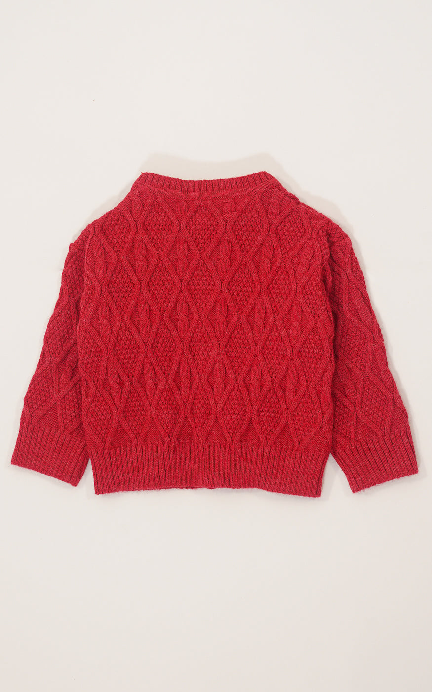 CARDIGAN ELEONOR ROJO