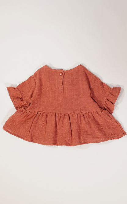 CAMISA LOLA TERRACOTA