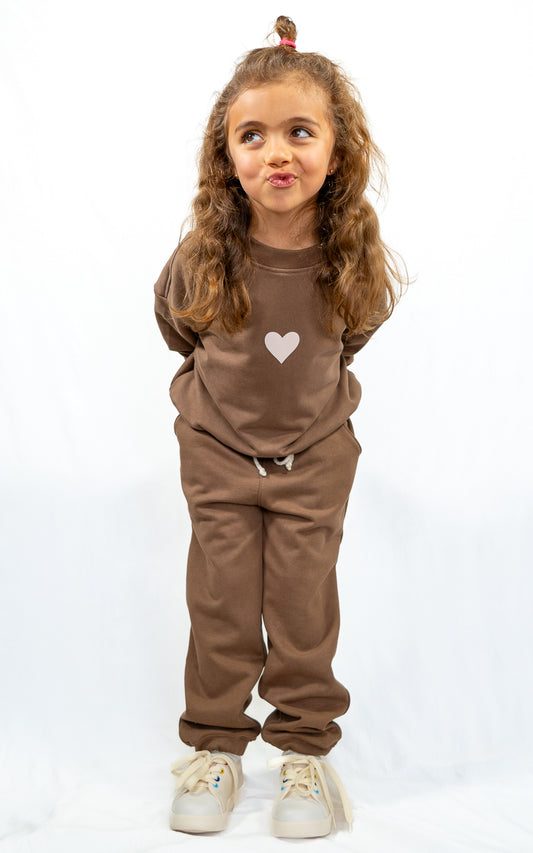 CONJUNTO DE SUDADERA CORAZON