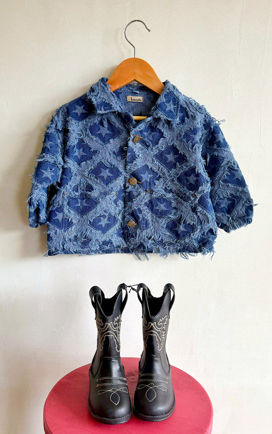 CAZADORA DENIM ESTRELLAS