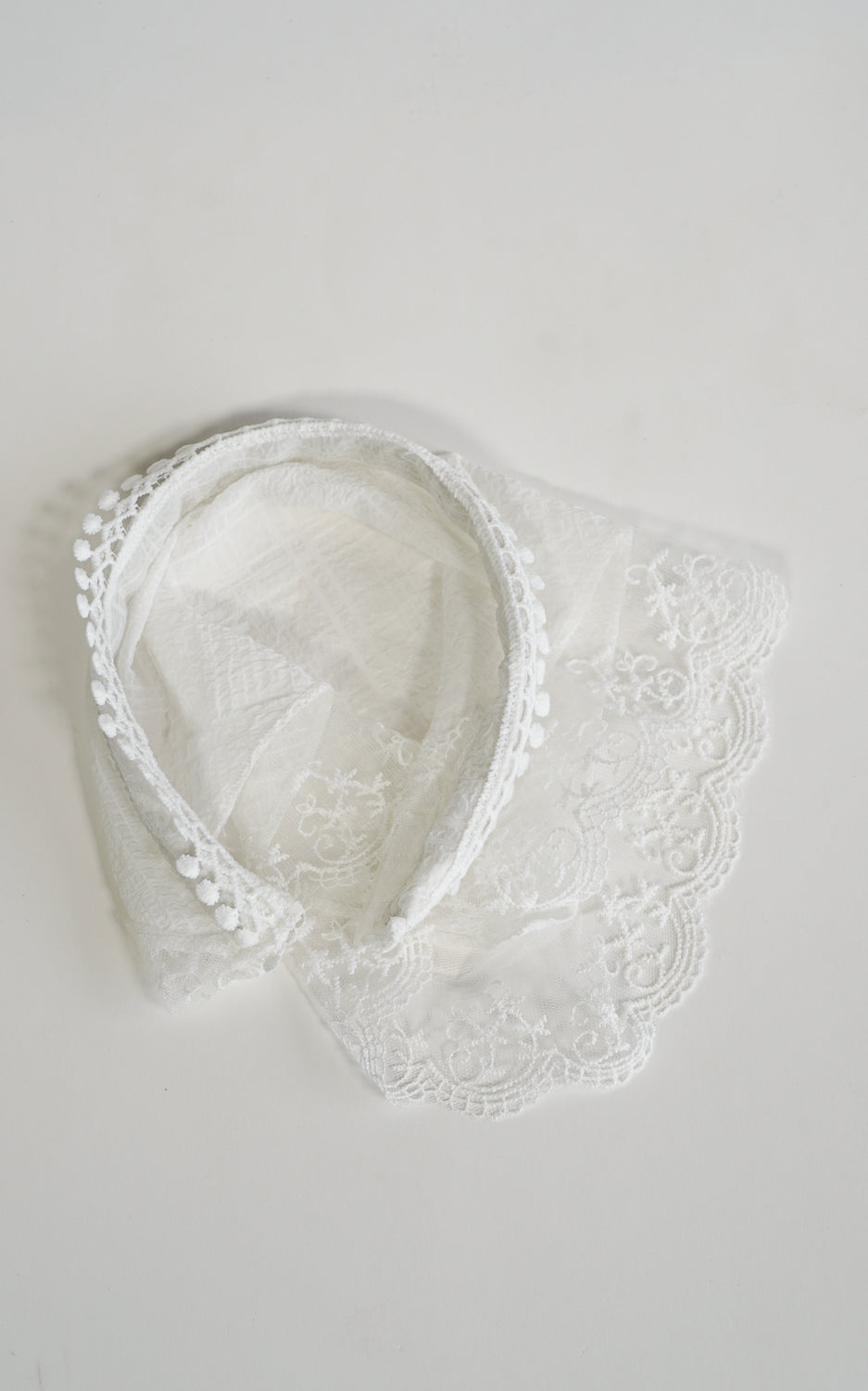 DIADEMA ENCAJE BLANCA