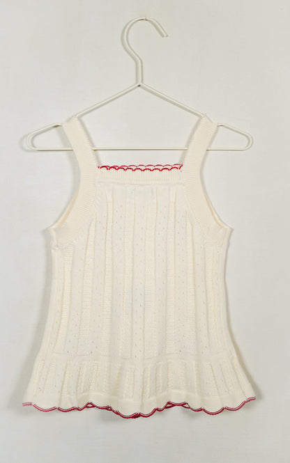 VESTIDO CEREZAS MARFIL