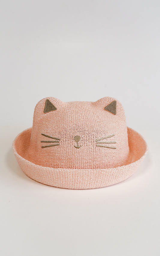 SOMBRERO GATO ROSA