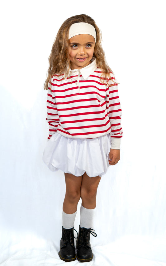 FALDA GLOBO BLANCA