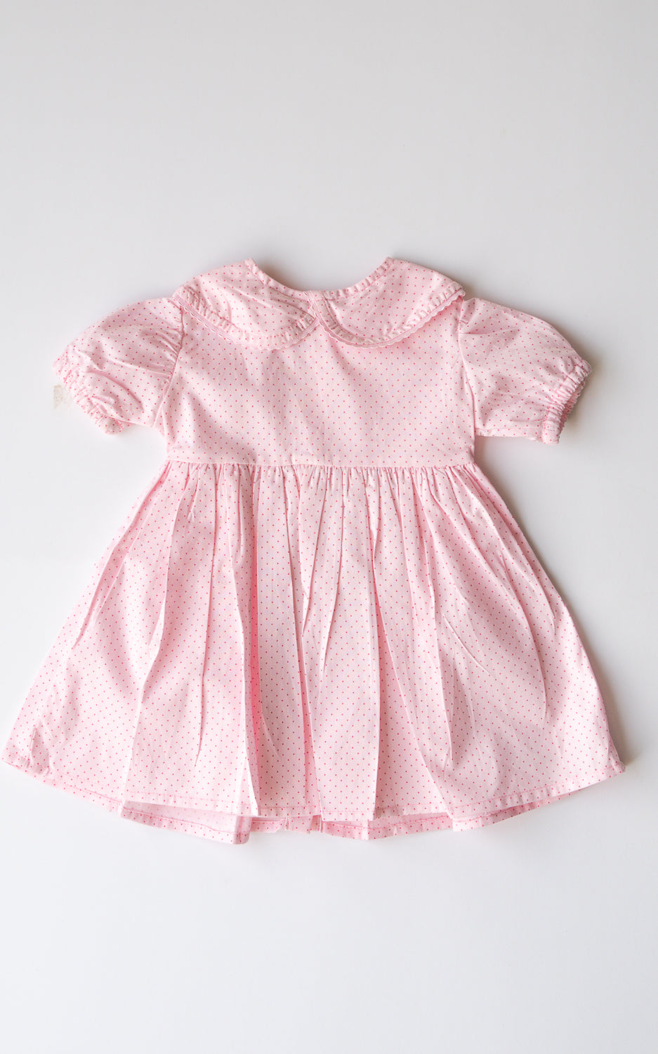 VESTIDO PUNTITOS ROSA