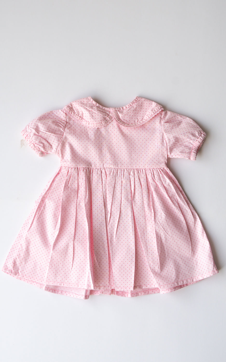 VESTIDO PUNTITOS ROSA