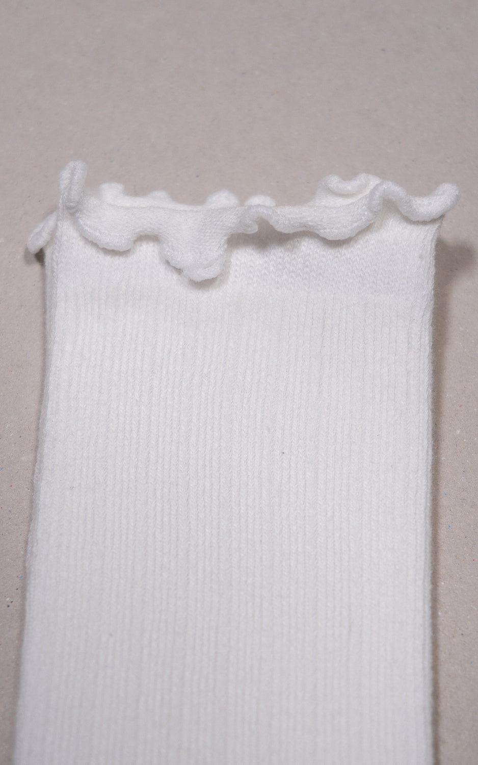 MEDIAS RIZADA BLANCA