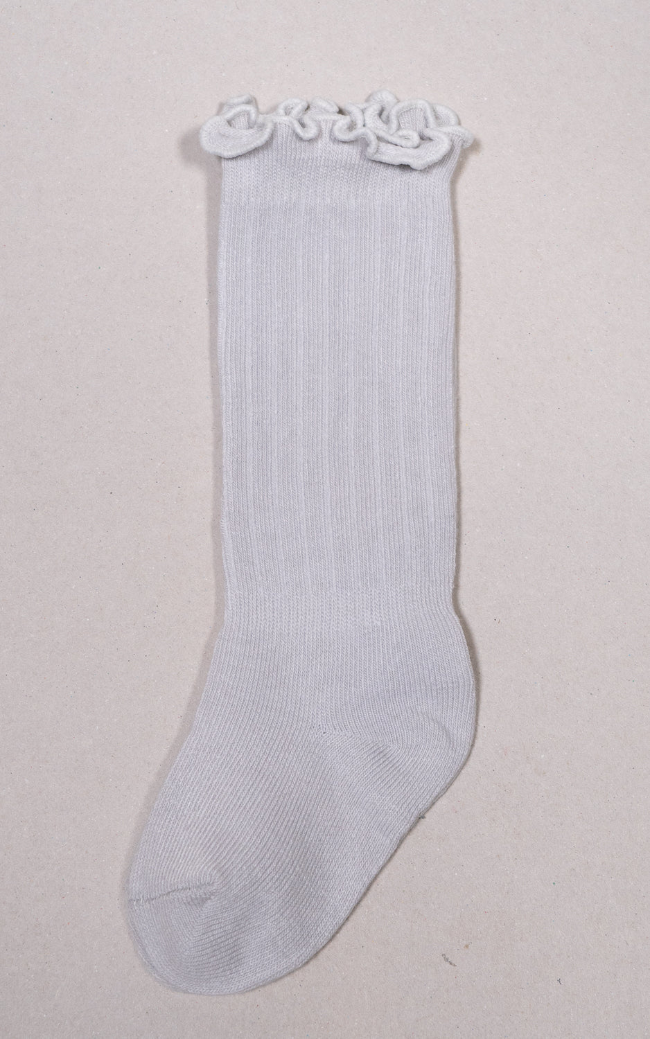 MEDIAS RIZADA GRIS