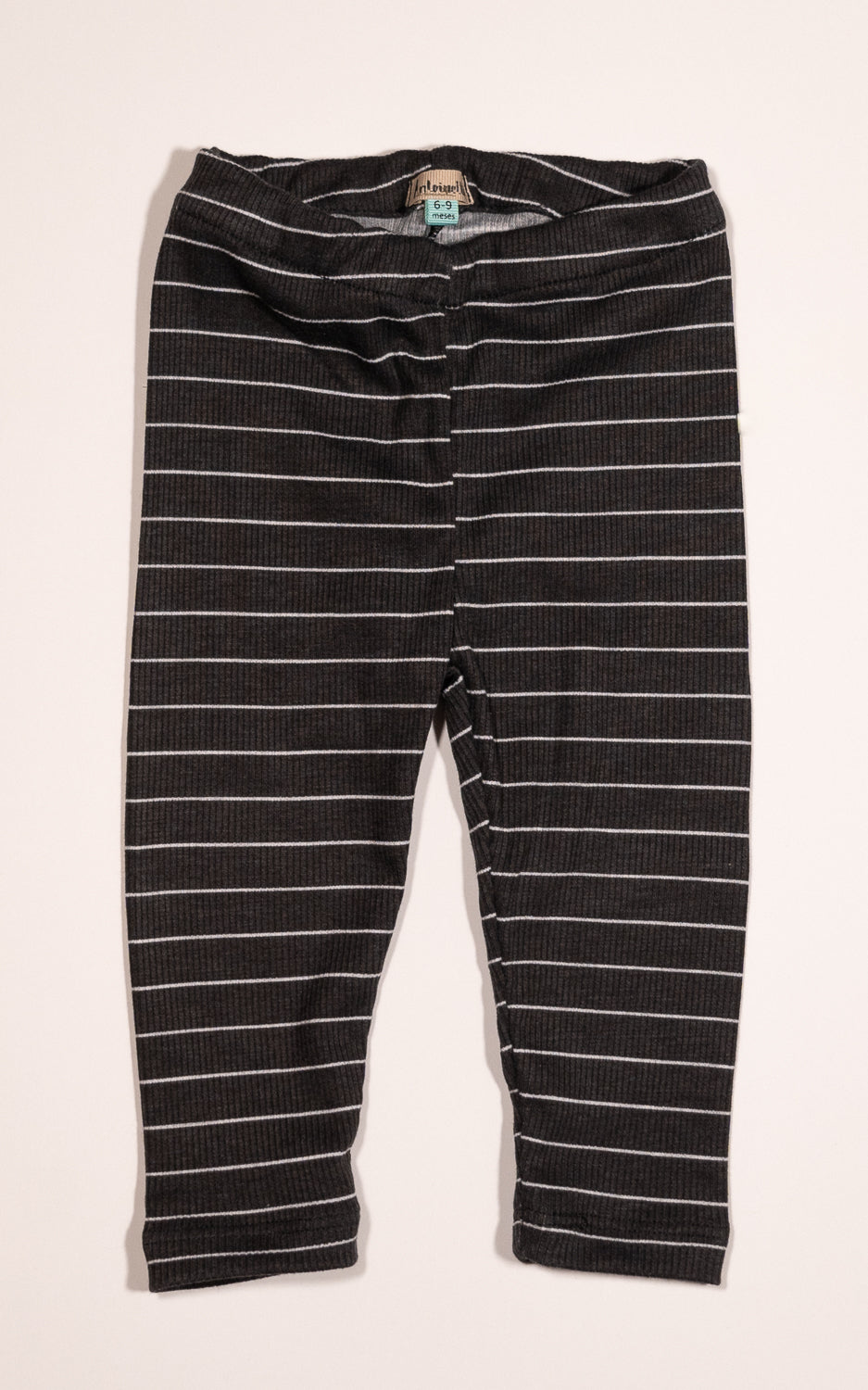 LEGGINS RIB RAYAS NEGRO