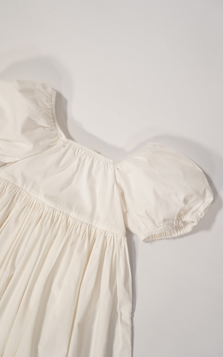 VESTIDO POPELINA BLANCO