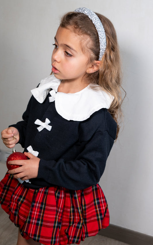 CARDIGAN AITANA NEGRO LAZOS