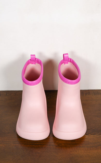 BOTAS DE LLUVIA ROSA