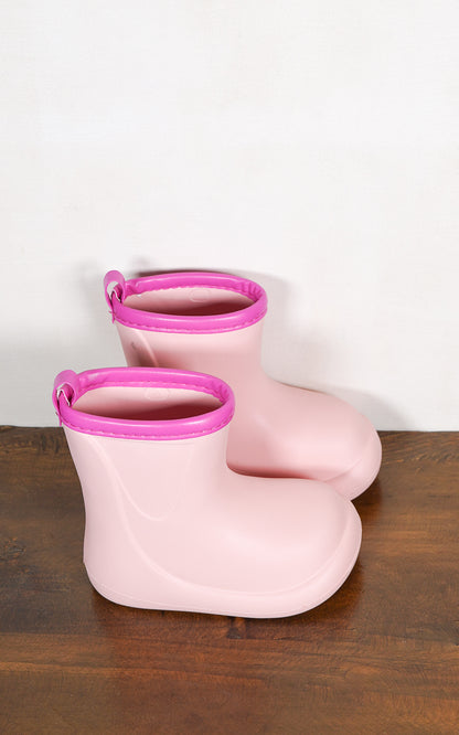 BOTAS DE LLUVIA ROSA