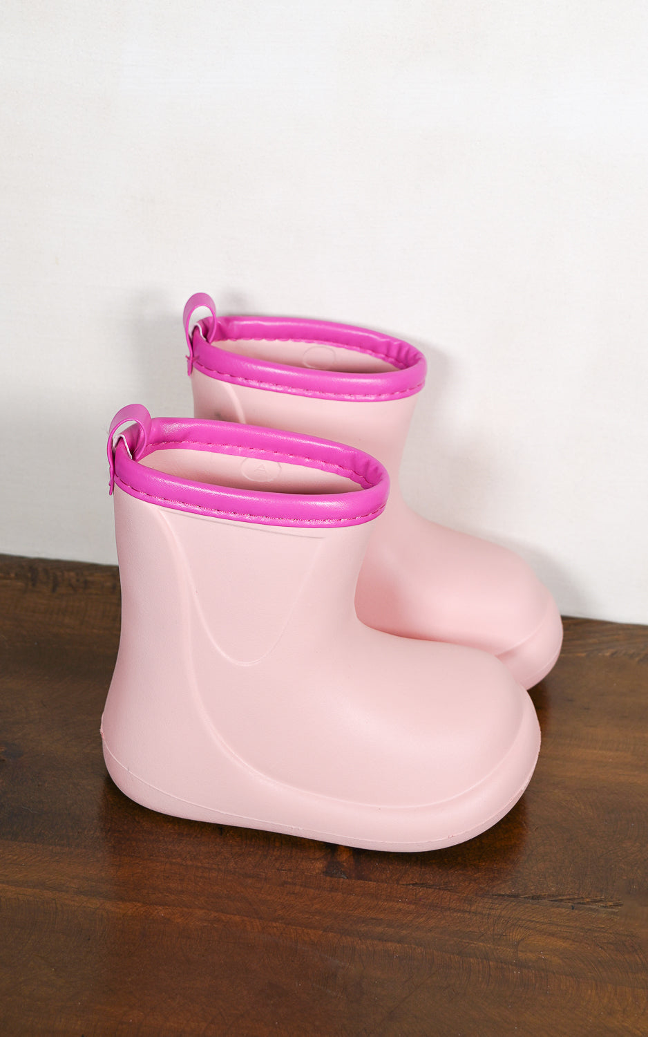 BOTAS DE LLUVIA ROSA