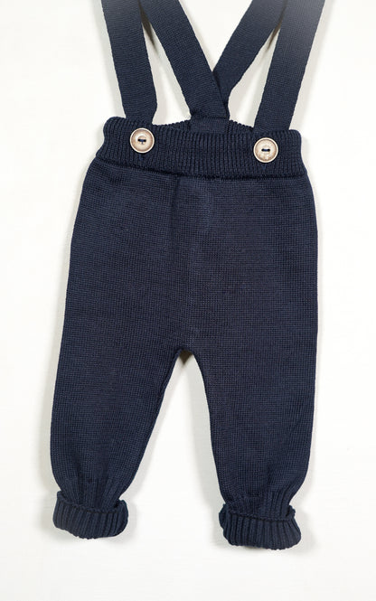 PANTALON BARBARO TIRAS AZUL
