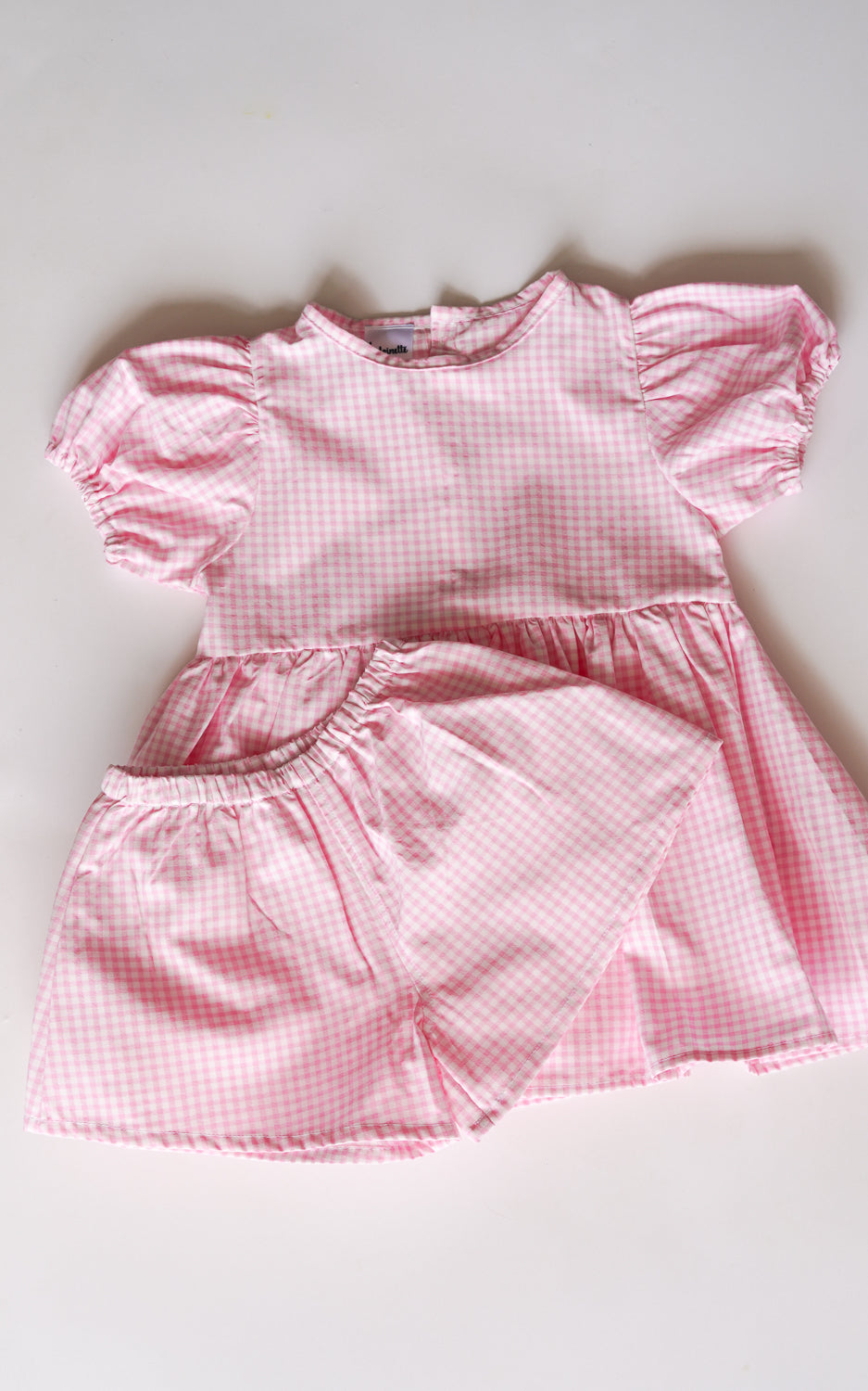 VESTIDO VICHY ROSA
