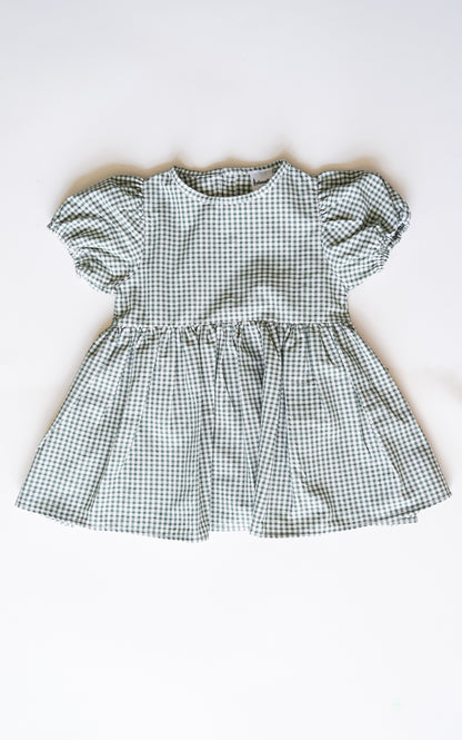 VESTIDO VICHY VERDE