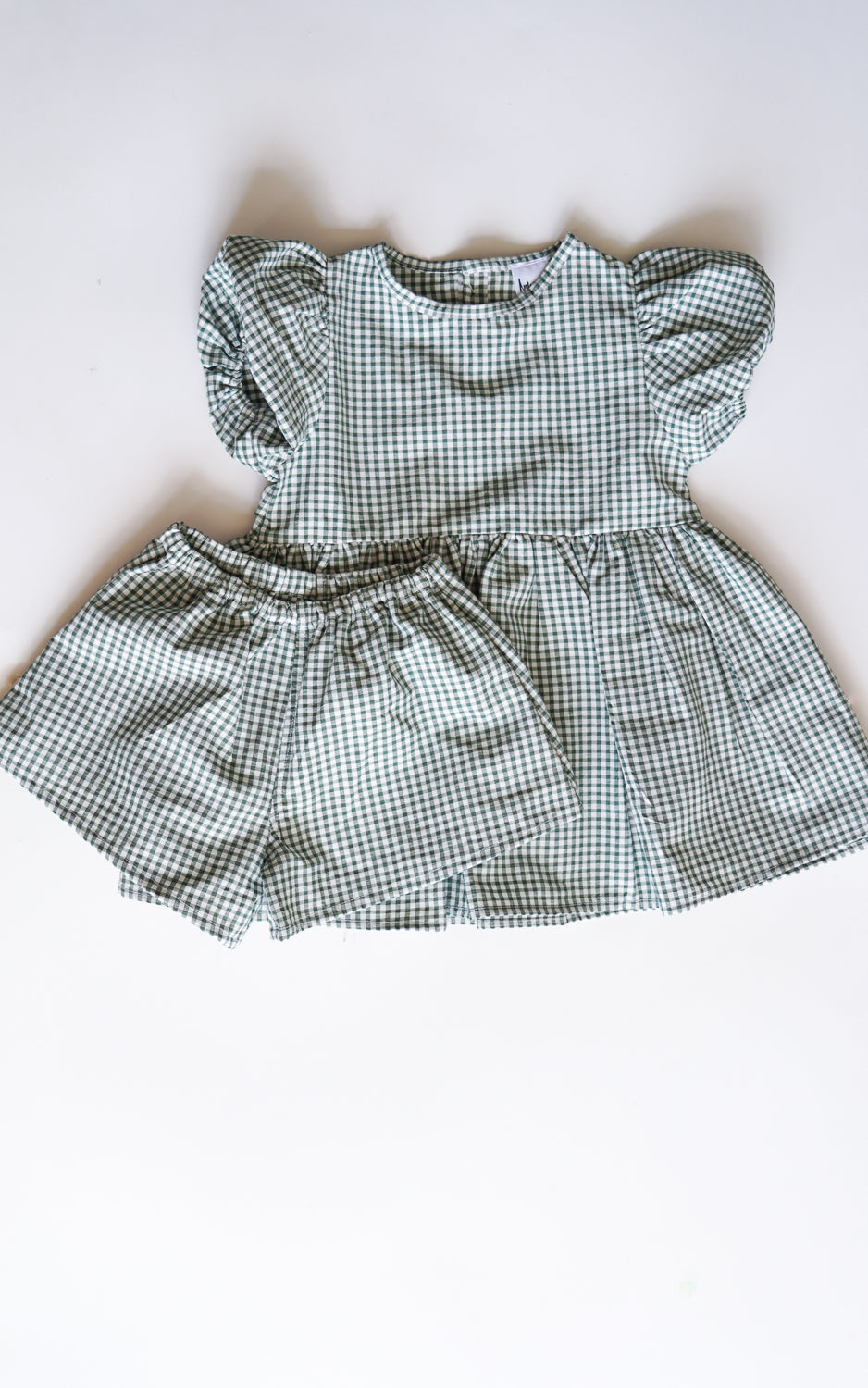 VESTIDO VICHY VERDE