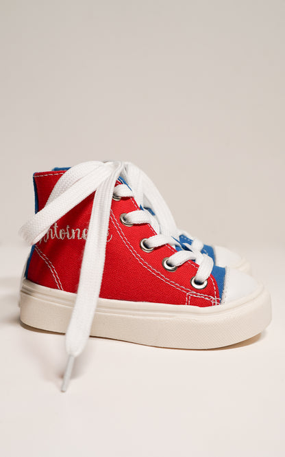 TENIS HARRY AZUL Y ROJO