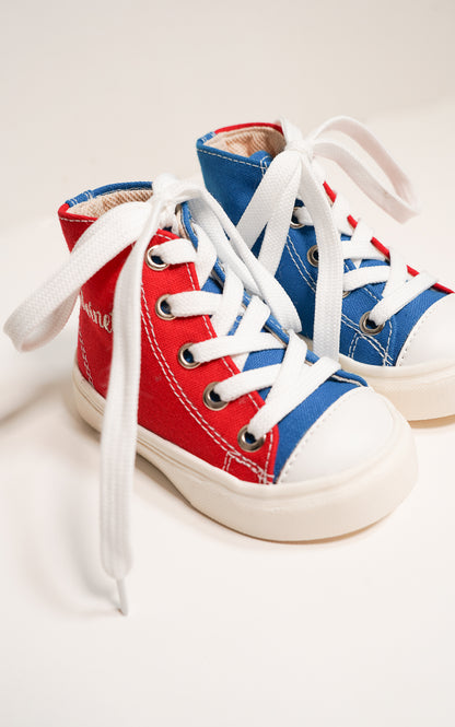 TENIS HARRY AZUL Y ROJO