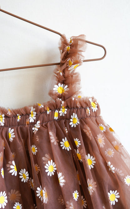 VESTIDO FLORA CAFE