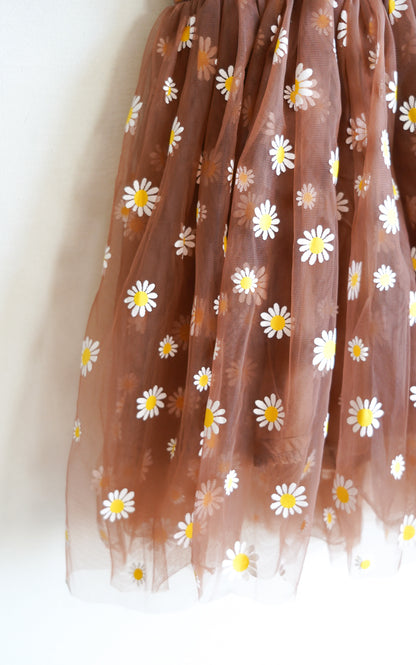 VESTIDO FLORA CAFE