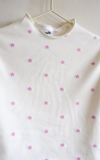 CAMISETA CELINE ESTRELLAS MARFIL