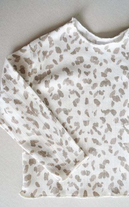 CAMISA CELINE ANIMAL BEIGE