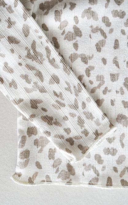 CAMISA CELINE ANIMAL BEIGE