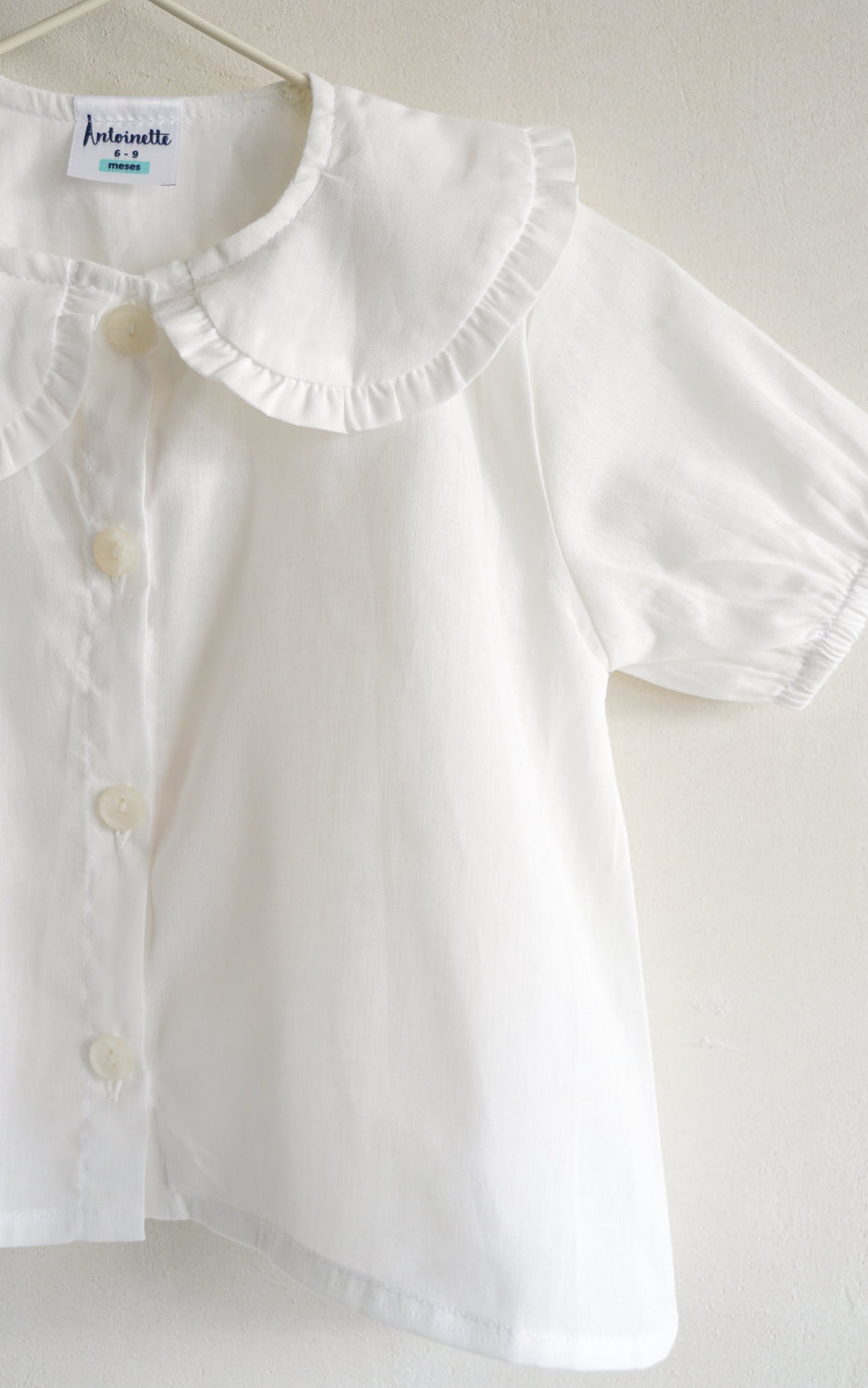 CAMISA MANGA CORTA MARFIL