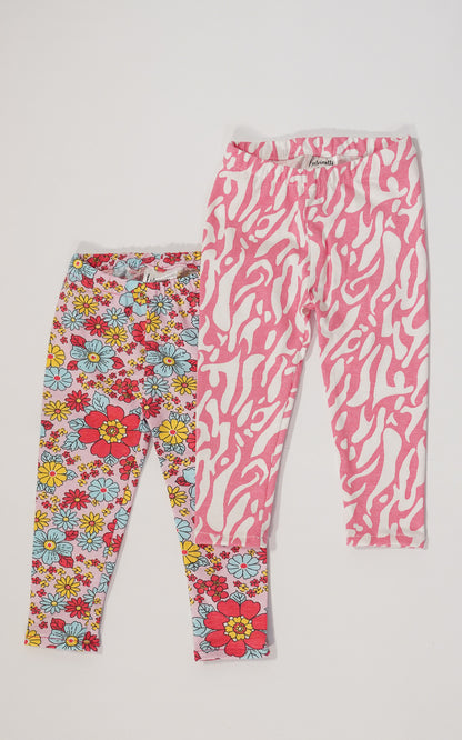 PACK DE LEGGINS ROSAS