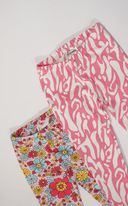 PACK DE LEGGINS ROSAS