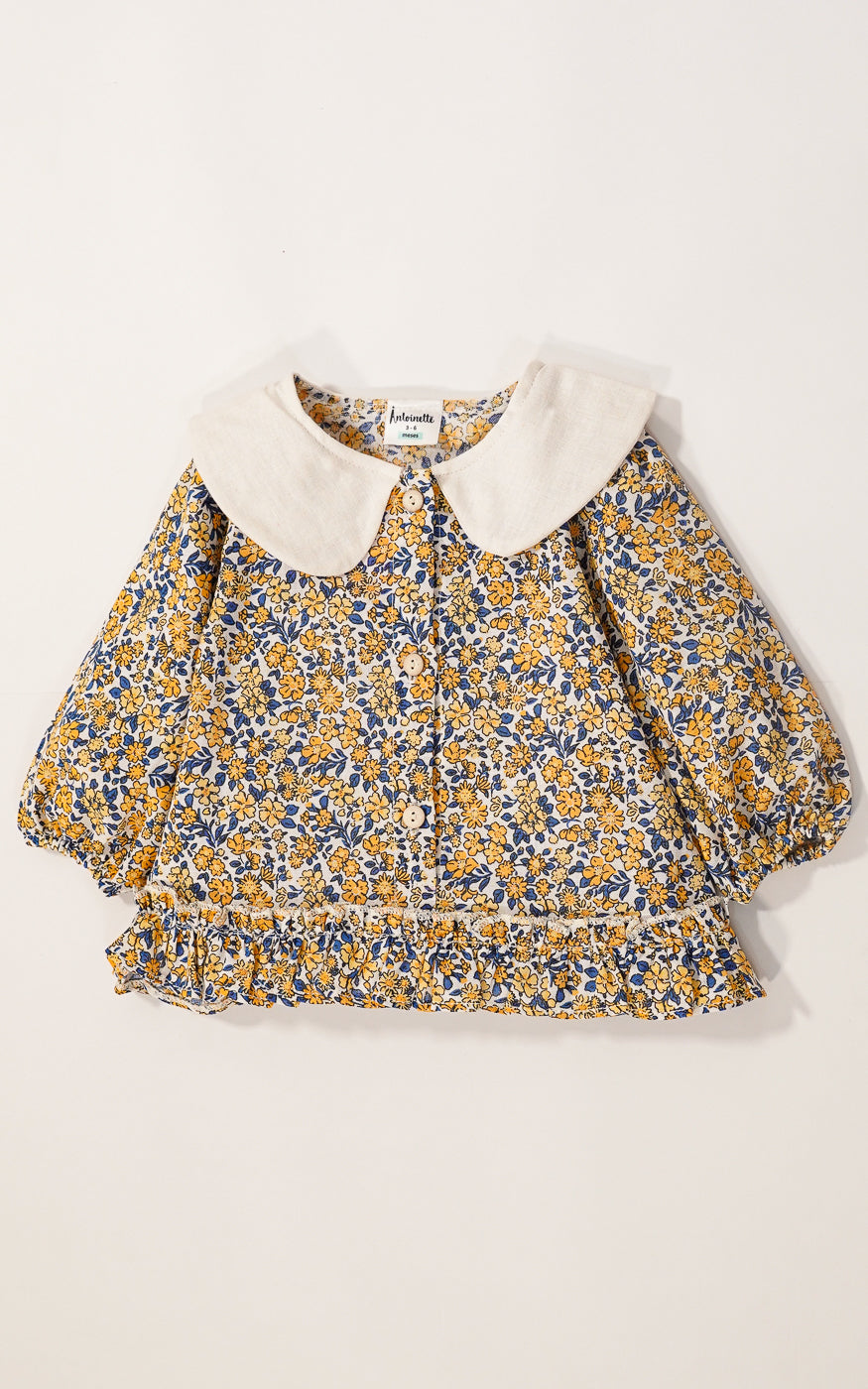 VESTIDO FLORENCIA AMARILLO