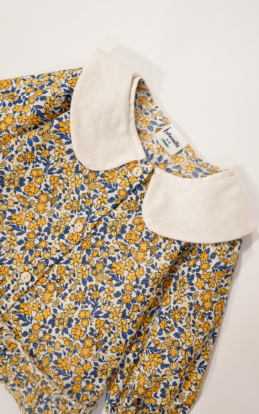 VESTIDO FLORENCIA AMARILLO