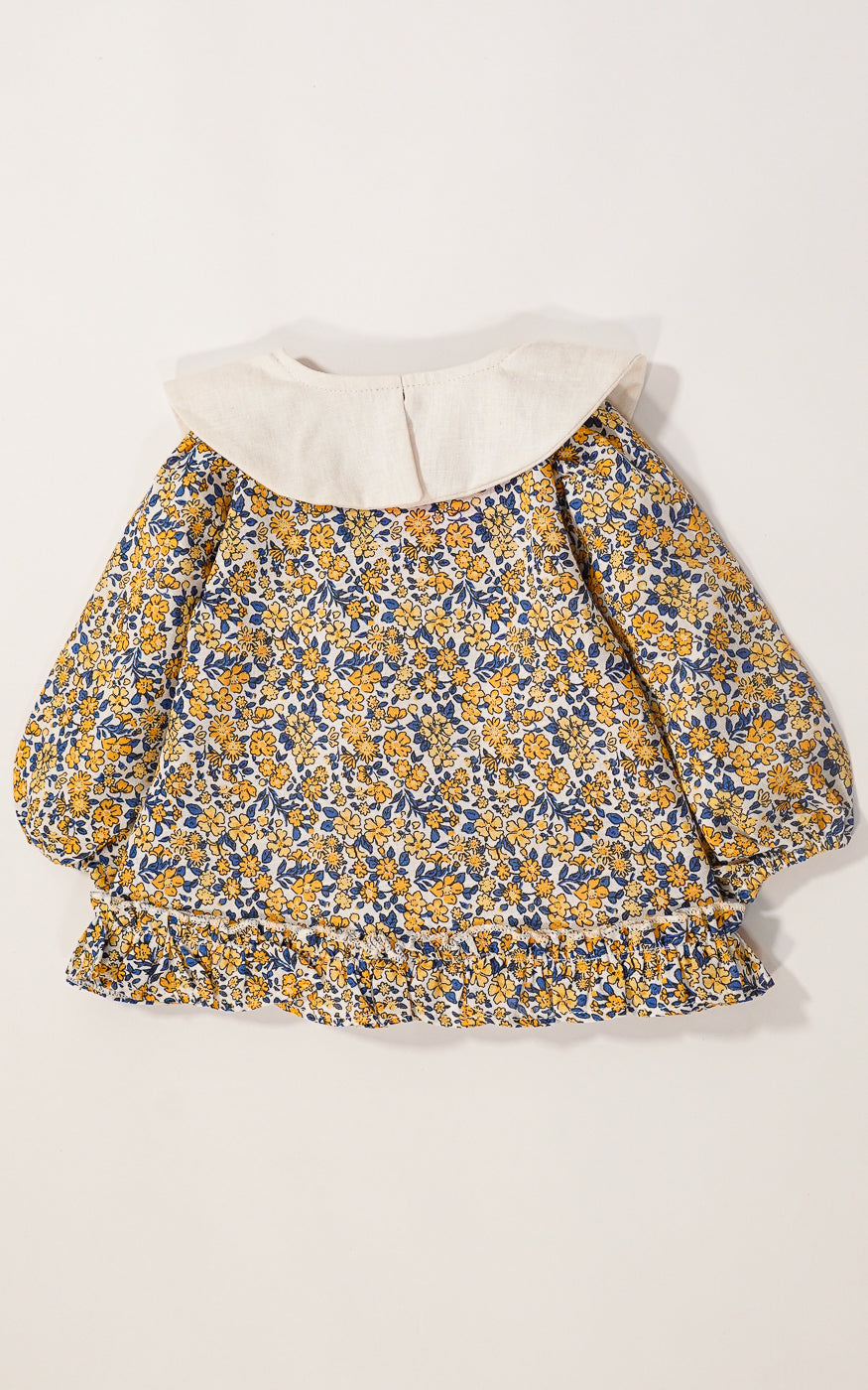 VESTIDO FLORENCIA AMARILLO