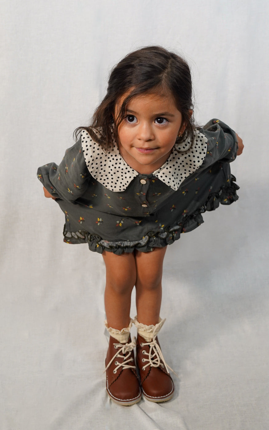VESTIDO FIORELA GRIS